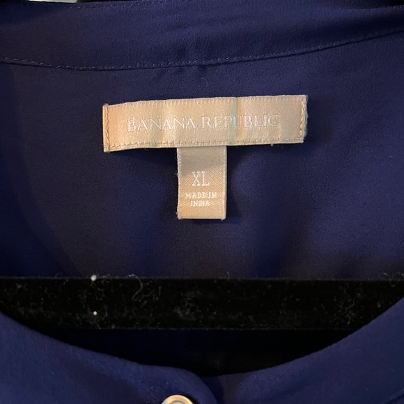 Banana Republic Royal Blue Blouse - Picture 2 of 11